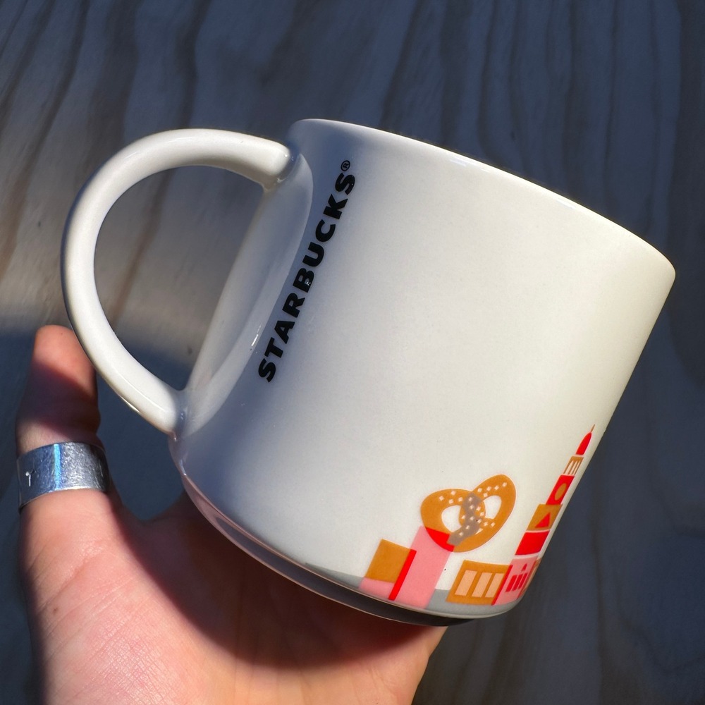 Starbucks Philadelphia You Are Here Collection 14oz Mug 2015 Red White City Cup